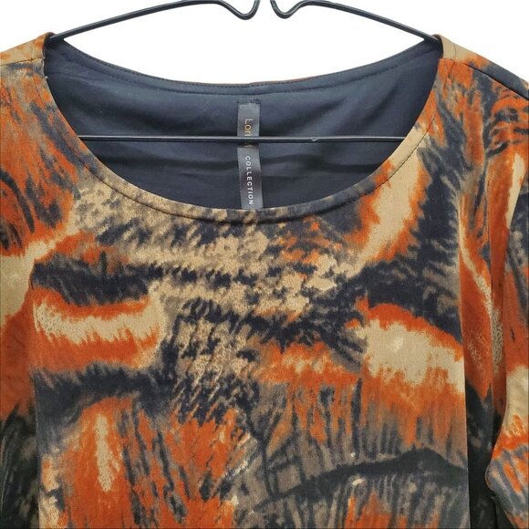 Lori M Collection Abstract Pattern Style Dress - Picture 3 of 8